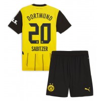 Borussia Dortmund Marcel Sabitzer #20 Fußballbekleidung Heimtrikot Kinder 2024-25 Kurzarm (+ kurze hosen)